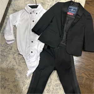 Andy and Evan baby boy tux